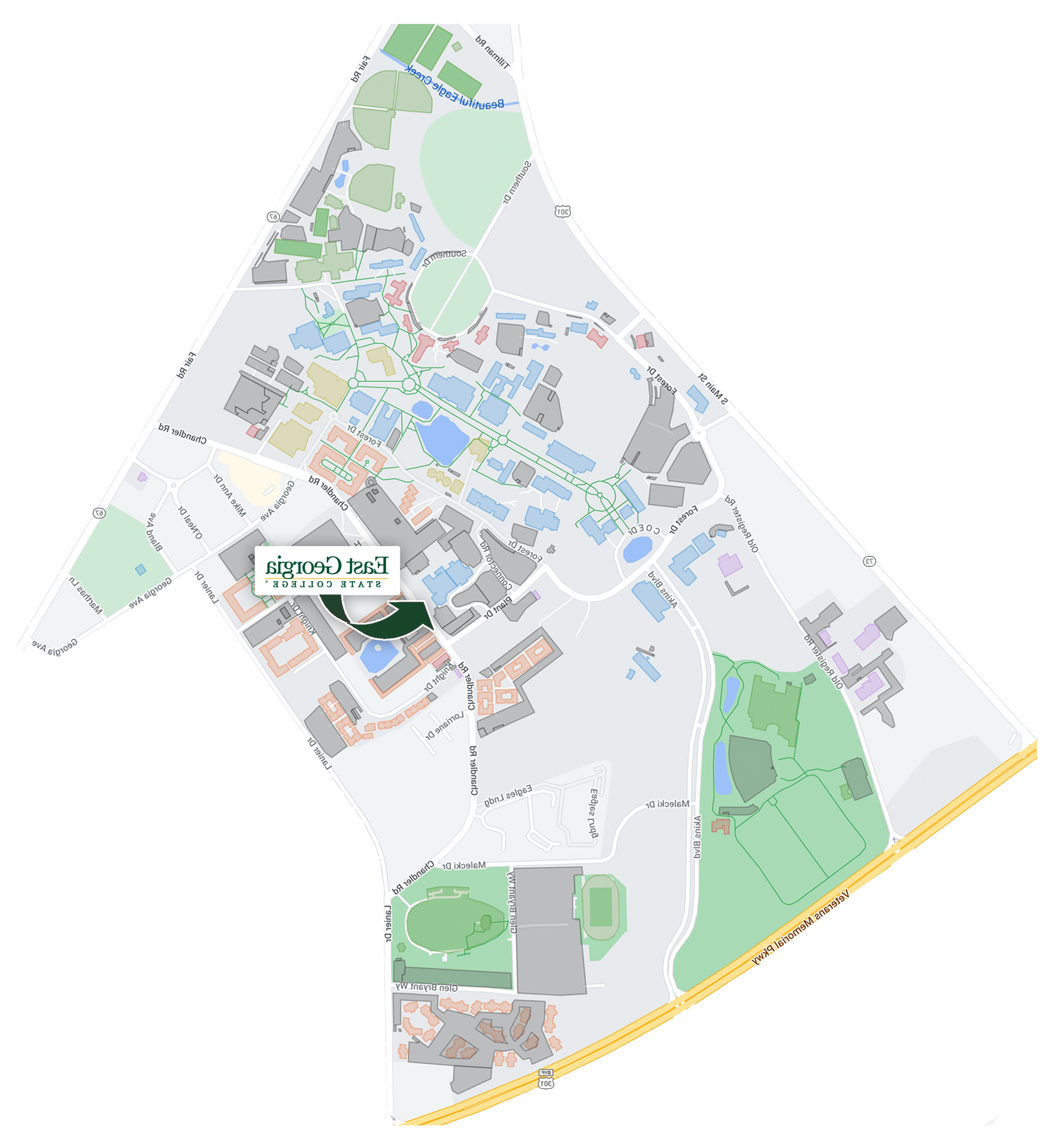 EGSC-Statesboro Map